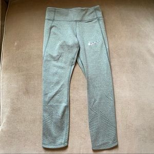 Nike Dri-Fit Leggings - Size XS, Silver